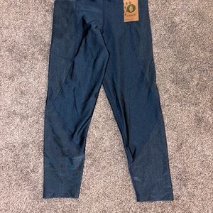 NWT DONA JO Navy Blue Leggings size 1